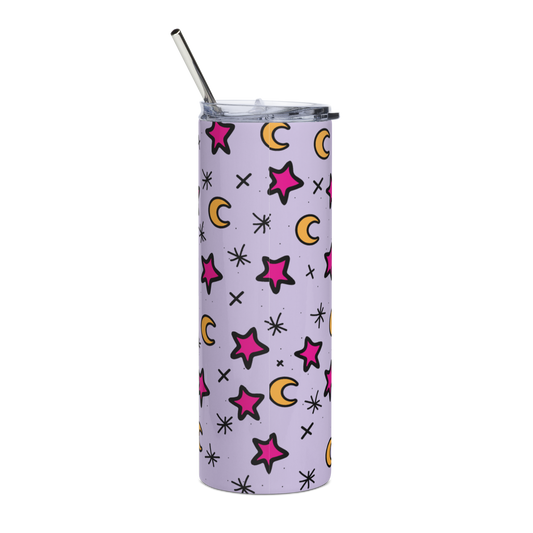 Halloween Cowgirl Smiley Stainless Steel Tumbler