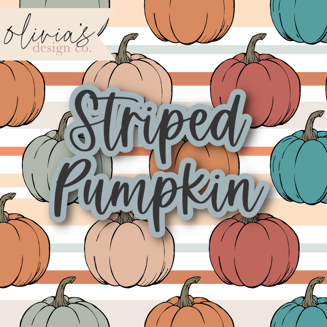 Striped Pumpkin Pattern