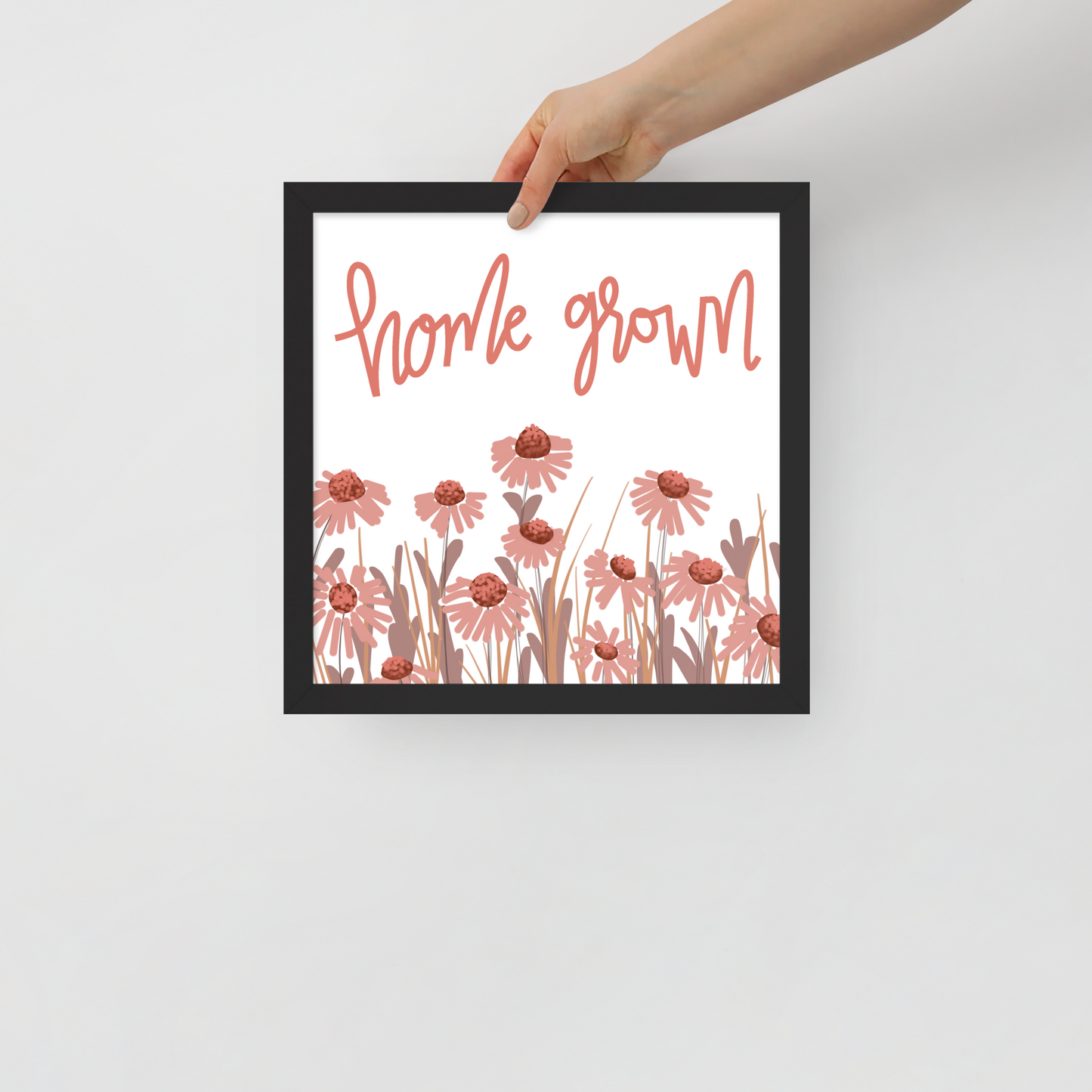 Home Grown Framed Print