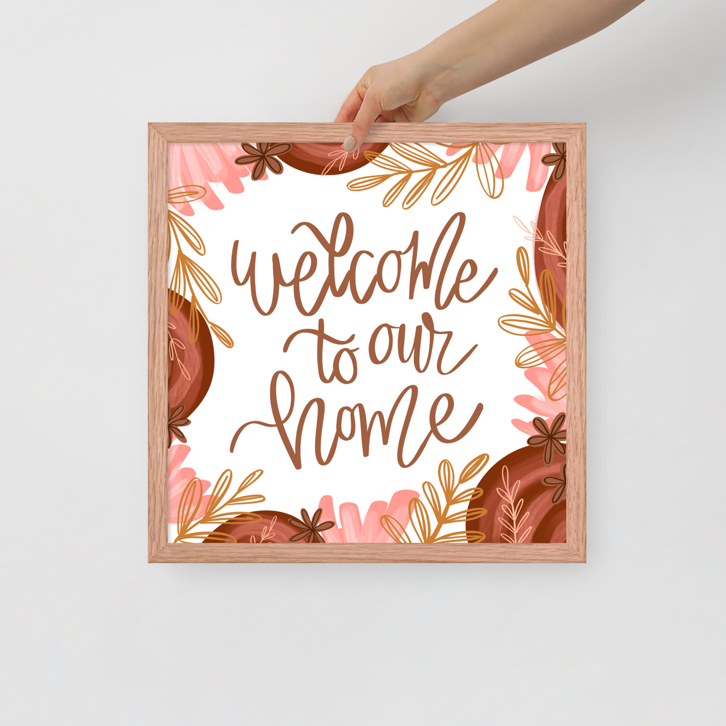 Welcome To Our Home Framed Print