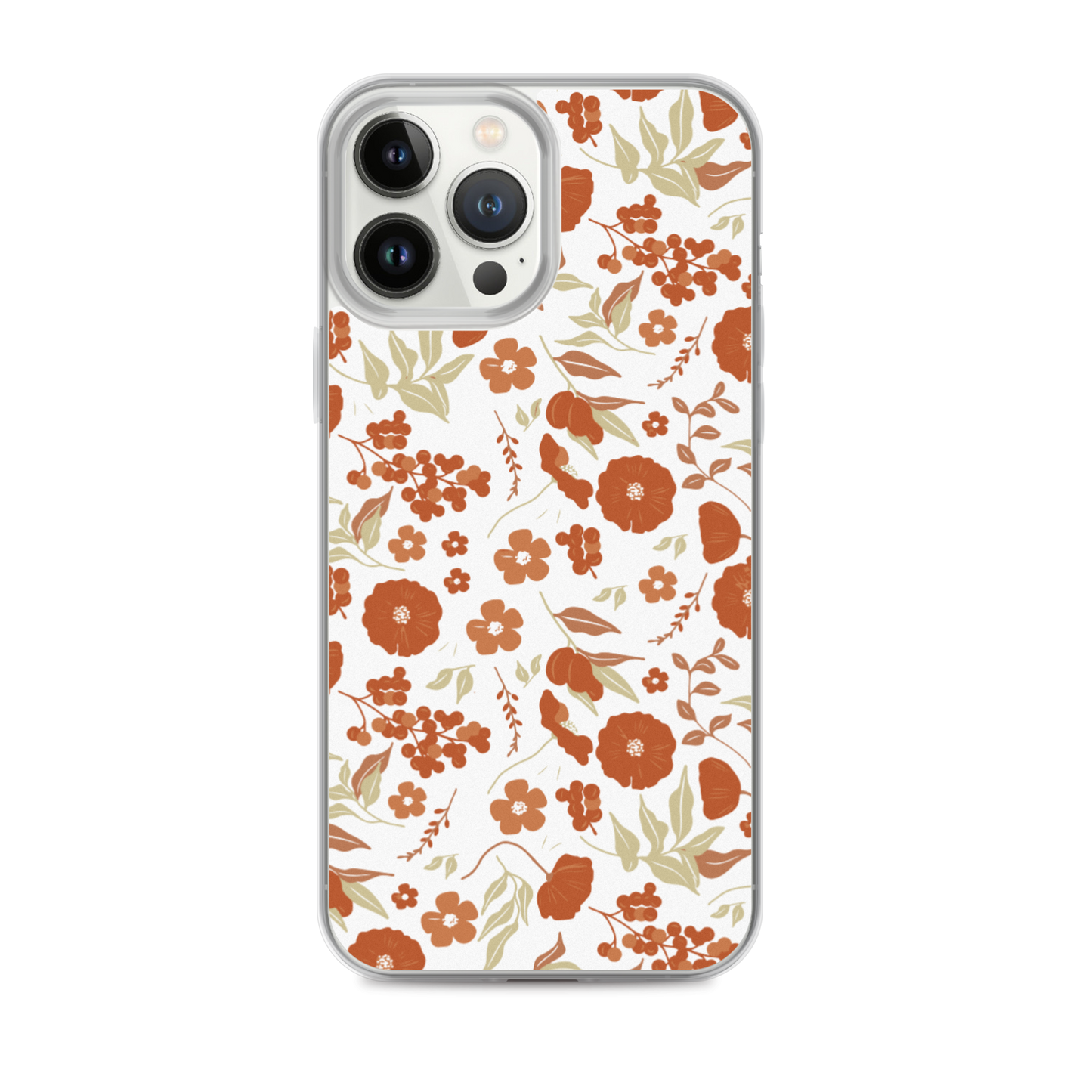 White Poppy iPhone Case