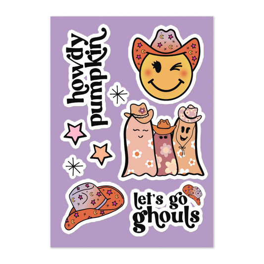 Let's Go Ghouls Sticker Sheet