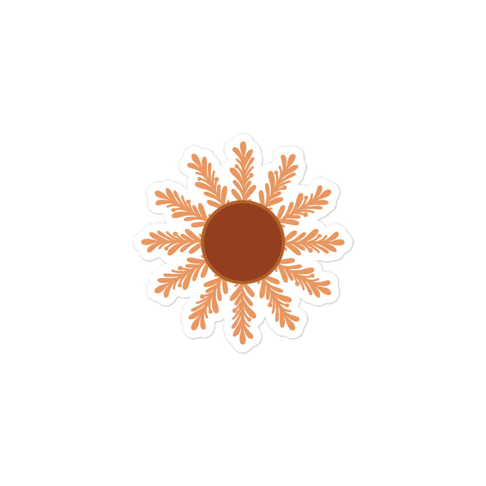 Boho Sun Design Sticker