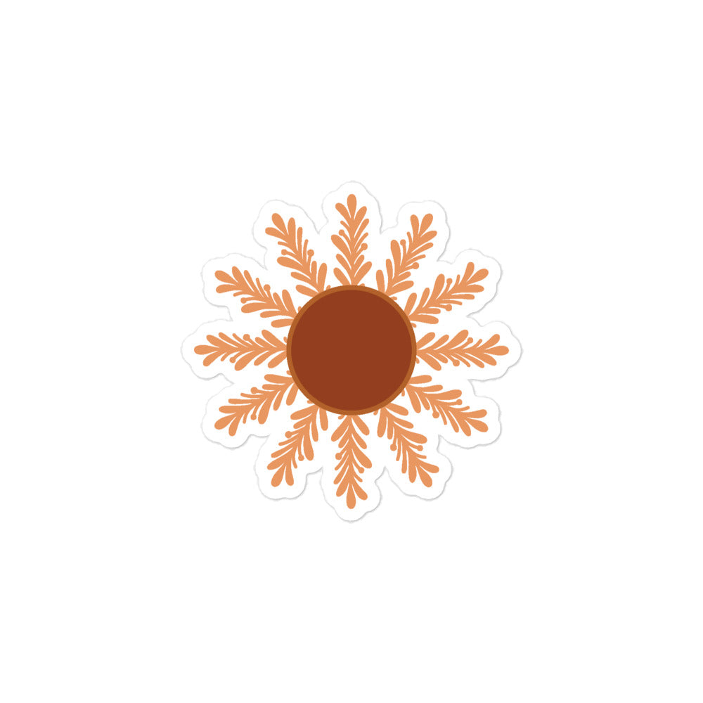 Boho Sun Design Sticker