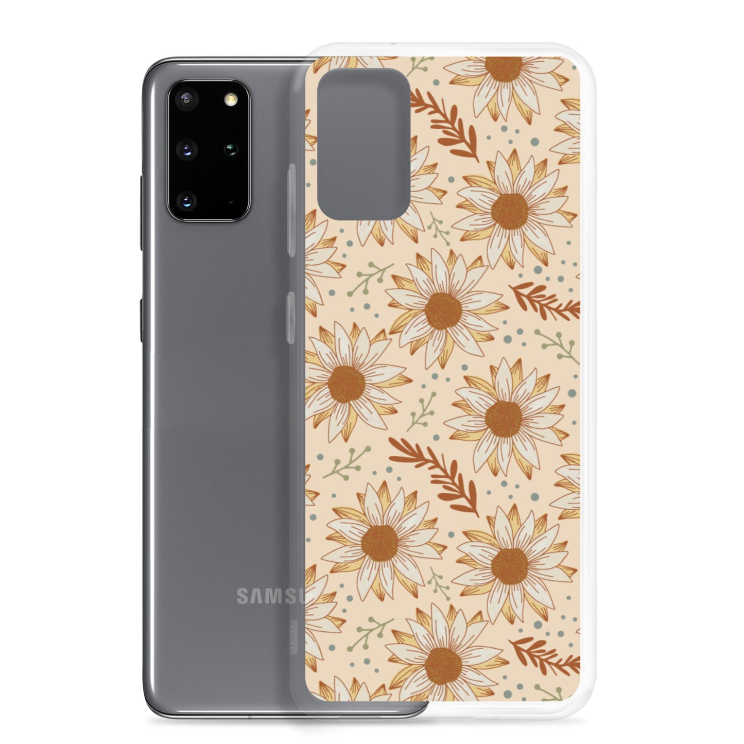 Beige Sunflower Samsung Case