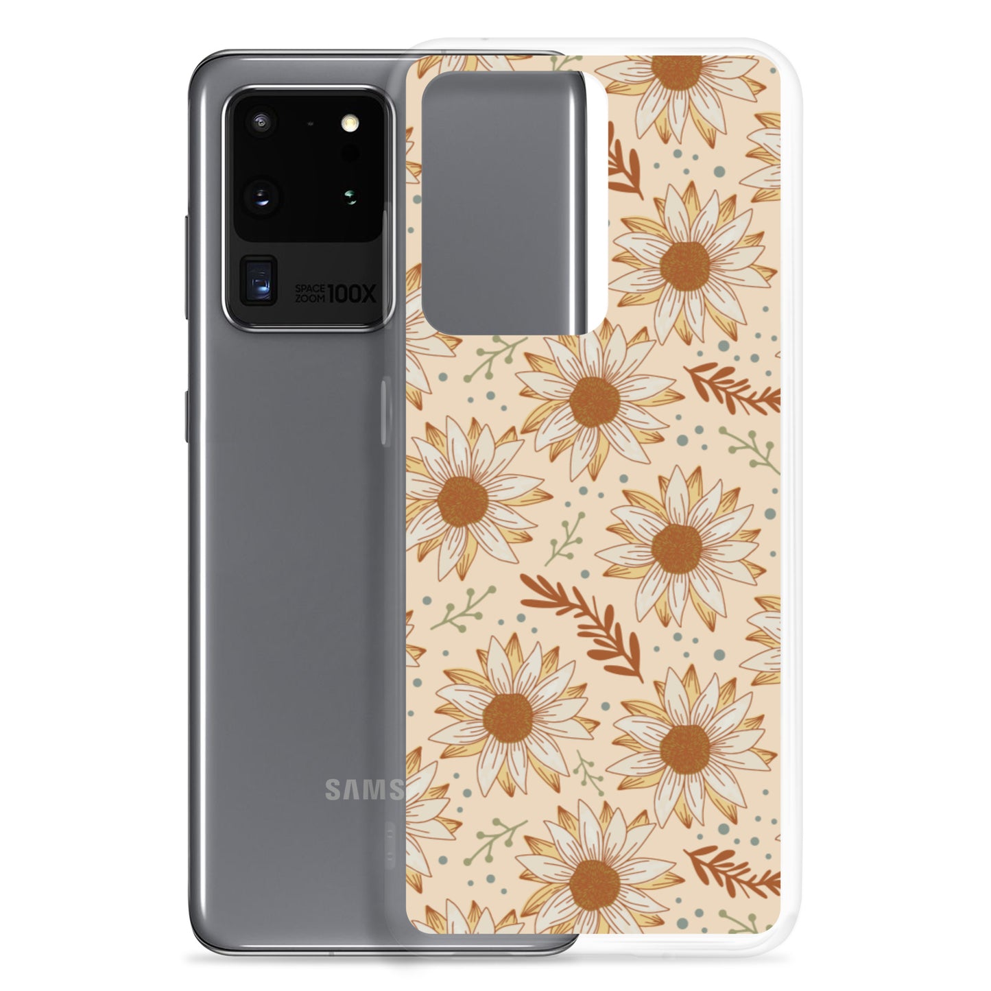 Beige Sunflower Samsung Case