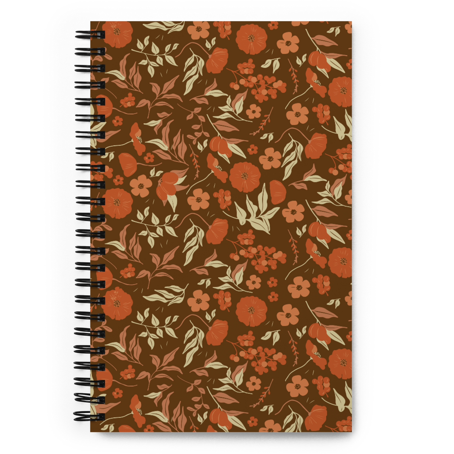 Rusted Poppy Spiral Notebook